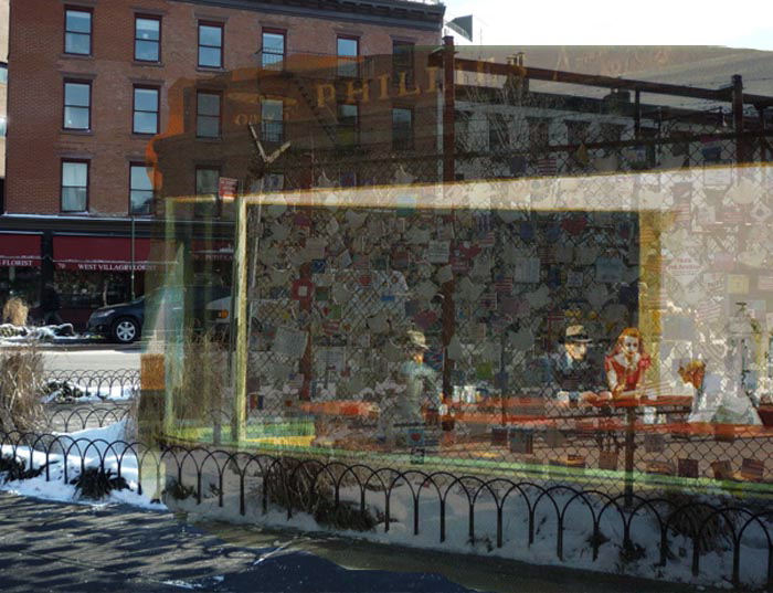 The Light in Hopper The Diner on Greenwich Avenue. Yes, That Diner